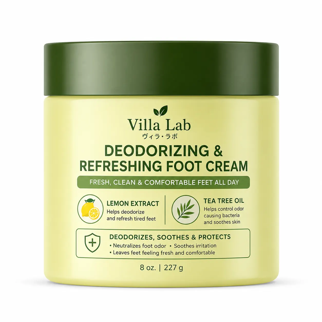 Deodorizing & Refreshing Foot Cream